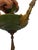 Art Deco Antique Art Deco Brass Pan 3 Light Chandelier Ceiling Light 1920s Green & Gold For Sale - Image 3 of 12