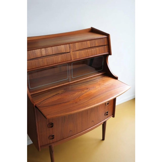 Writing desk by gunnar falsig, danish design from the 1950s, teak, w. 89 d. 51 h. 113 cm. dimensions: width: 89 cm depth:...