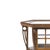 Furniture - Art Nouveau display case. Portuguese, early 20th century, made of walnut wood, hexagonal shape. Dimensions: 77...