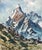 Austrian Artist, Alpine Landscape, Oil on Panel, Mid-20th Century, Framed For Sale - Image 15 of 16