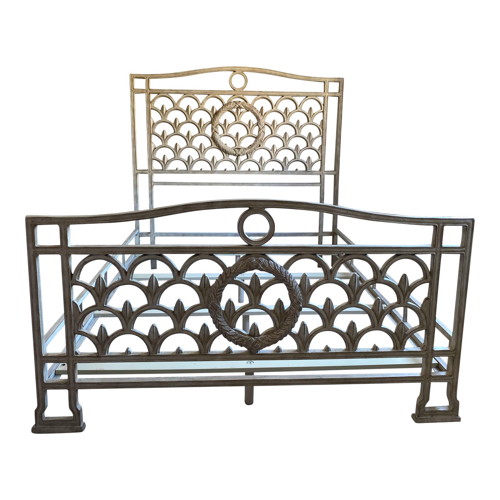 Drexel Heritage Cast Iron Queen Bed Chairish