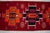 Ruby Red Vintage Runner Rug Kilim• Turkish Handwoven Tribal Flat Weave • Hallway Kitchen Decor - 3′4″ × 14′4″ For Sale - Image 8 of 15