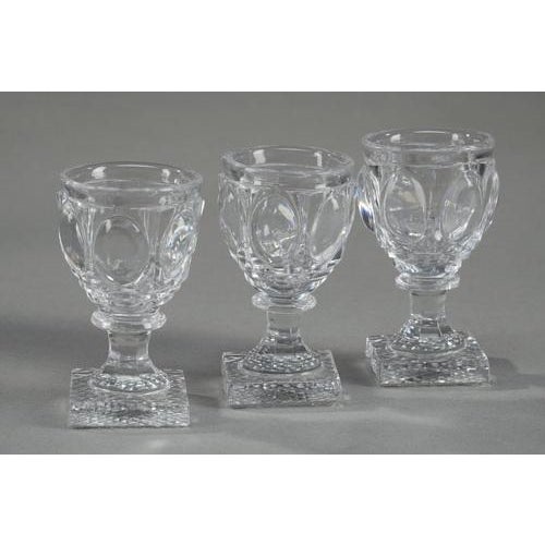 Charles X Liquor Service in Gilt Bronze Dans Cut Crystal, 1820s For Sale - Image 17 of 18