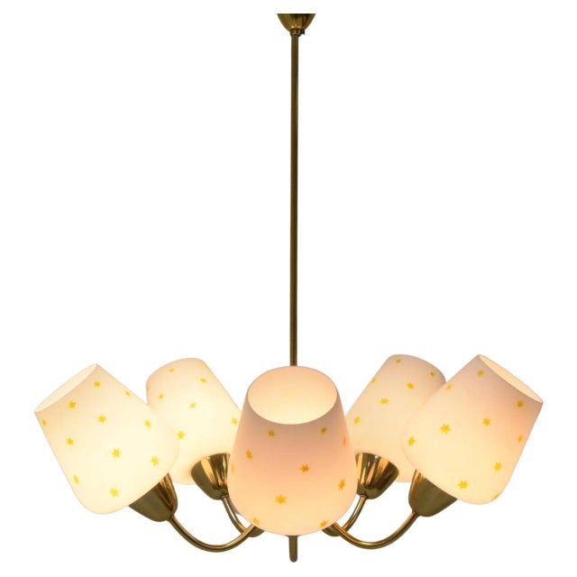Mid-Century Chandelier, 1960s For Sale - Image 3 of 13