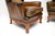 Vintage Leather Wing Back Chairs, 1920s, Set of 2 For Sale - Image 10 of 11