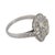 Mid 20th Century Gia 1.54 Carat Old Mine Cut Diamond Platinum Engagement Ring, Size 6.25 For Sale - Image 4 of 7