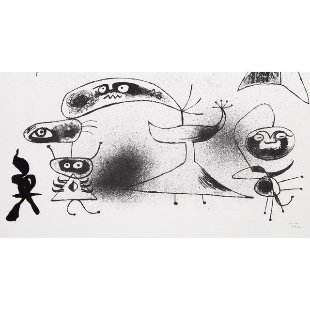Joan Miro, Barcelona, The Party, Signed Silkscreen Print For Sale - Image 4 of 6