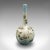 Japanese 1880s Pair of Antique Victorian Japanese Ceramic Single Stem Vases For Sale - Image 3 of 12