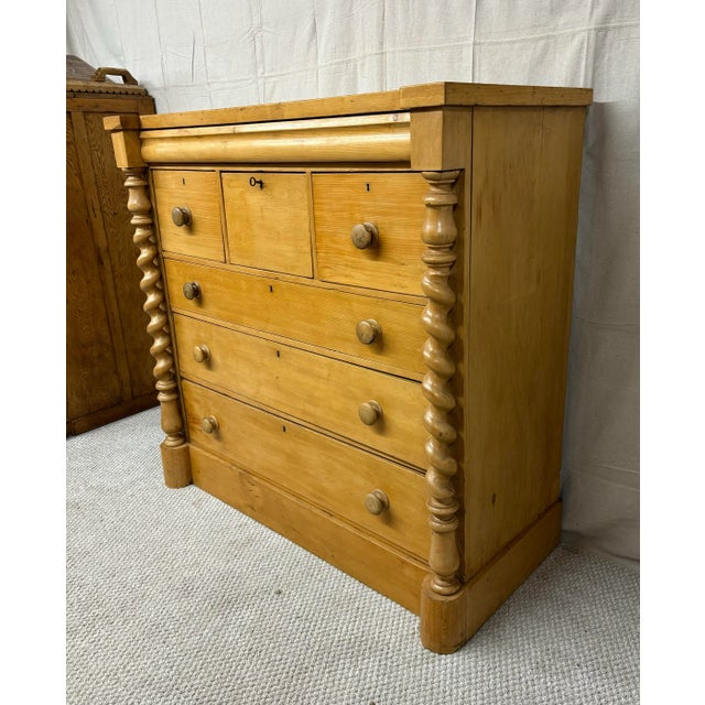 19th Century Scottish Pine Chest of Drawers For Sale - Image 11 of 12