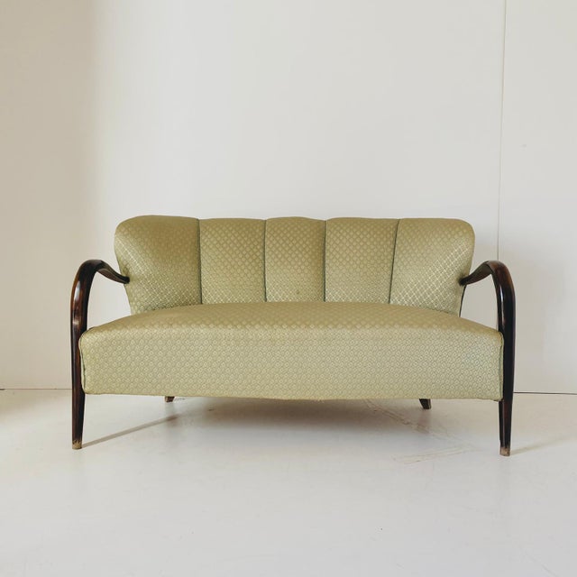 Art Deco Two seats Sofa, Malatesta and Mason, Italy 1950s A rare 1950s Art Deco two seats sofa beautifully made in Italy...