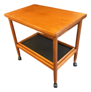 1960s Teak Bar Cart by Grete Jalk for Poul Jeppesen