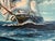 t.j. Lee Marine Seascape Oil Painting Tall Ships Ocean Waves Nautical Framed For Sale - Image 4 of 13