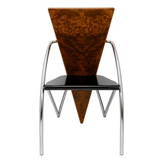 Sculptural Dining Chairs by Klaus Wettergren for Q-Production, Denmark, 1980s, Set of 4 For Sale