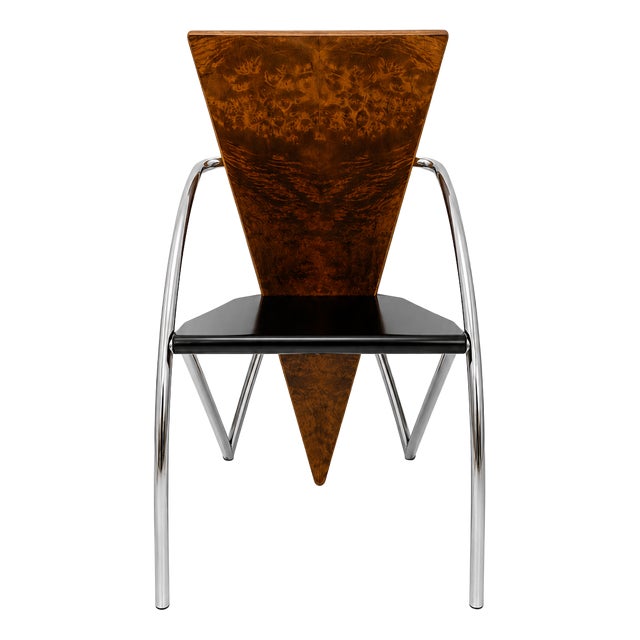 Sculptural Dining Chairs by Klaus Wettergren for Q-Production, Denmark, 1980s, Set of 4 For Sale