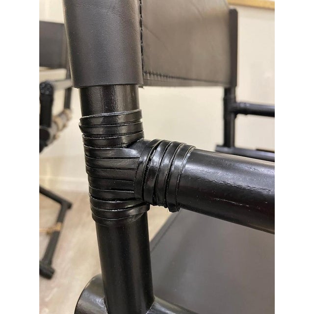 McGuire Director's Chairs, 1970s, Set of 2 For Sale - Image 15 of 18