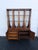 Broyhill Brasilia Two Part Room Divider Wall Unit Shelf 6397 For Sale - Image 9 of 17