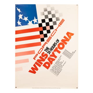 Vintage Porsche Poster, 1987 For Sale