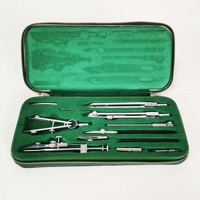 Drawing Instruments from A.W. Faber Castell, Germany, 1960s, Set of 12 For Sale - Image 9 of 9