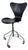 Vintage Early 3117 Swivel Desk Chair by Arne Jacobsen for Fritz Hansen, 1955 For Sale