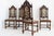 19th Century Renaissance Revival French Barley Twisted Chairs in Oak, 1870, Set of 4 For Sale - Image 4 of 12