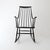 Mid-Century Modern Vintage Scandinavian Rocking Chair by Lena Larsson for Nesto, 1960 For Sale - Image 3 of 15