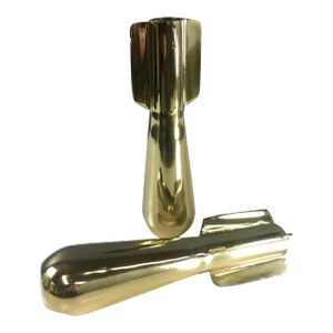 WWll Era Brassed Mortar Shell Paperweights or Bookends - a Pair