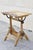 Antique American Industrial Small Wood & Cast Iron Drafting Table Work Desk For Sale - Image 10 of 10