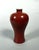 Meiping oxblood red porcelain vase, China, 19th century. Monochrome powder-red glaze. Dimensions: 17 x 9 x 9 cm. Excellent...