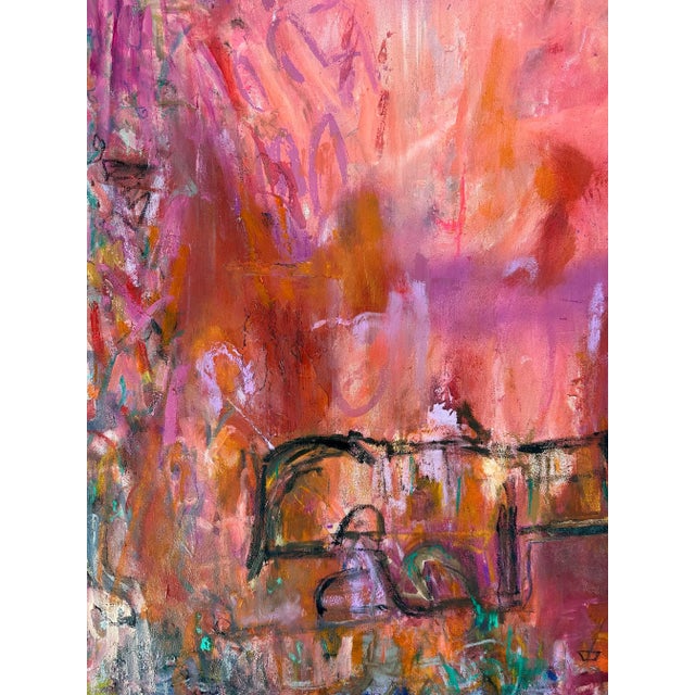 2020s Modern Abstract "Chaise Under Stars " by Roderick Coles For Sale - Image 5 of 10