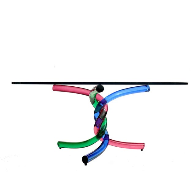 Murano Glass Coffee Table from Seguso, 1970s For Sale - Image 4 of 7