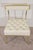 Hollywood Regency White and Brass Chairs by William "Billy" Haines - Set of 4 For Sale - Image 3 of 8