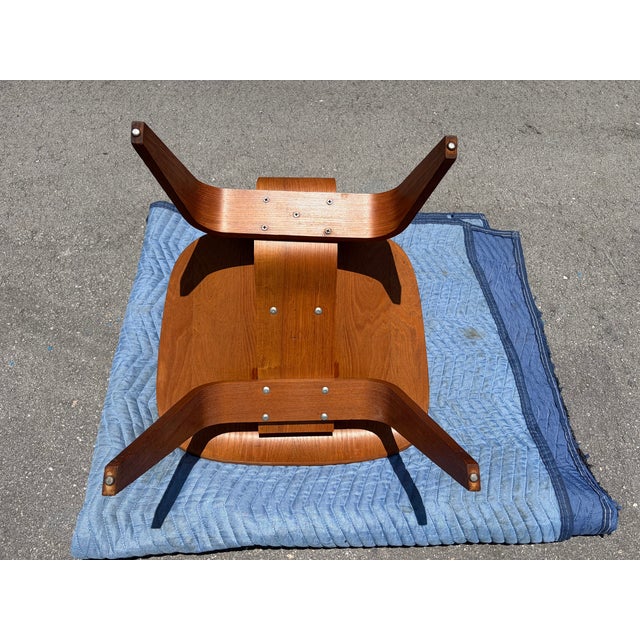 1940s Charles and Ray Eames for Herman Miller Early LCW Chair For Sale - Image 13 of 16