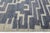Moroccan 10x14 Modern Maze Blue & Cream Moroccan Geometric Handmade Wool Rug For Sale - Image 3 of 11