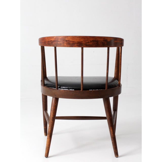 Mid-Century Danish Modern Spindle Back Chair For Sale - Image 11 of 18