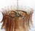 Italian Murano Felci Glass Chandelier with 75 Amber Glasses, 1990s For Sale - Image 9 of 16