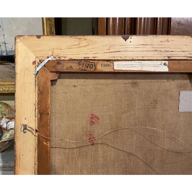 Early 20th Century Hungarian Framed Oil on Canvas Painting by Vilmos Nagy For Sale - Image 10 of 12