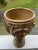 Rare Mid 20th Century Modern Brutalist Marjorie Graham Trout Pottery Vase Ca Designer For Sale - Image 4 of 18