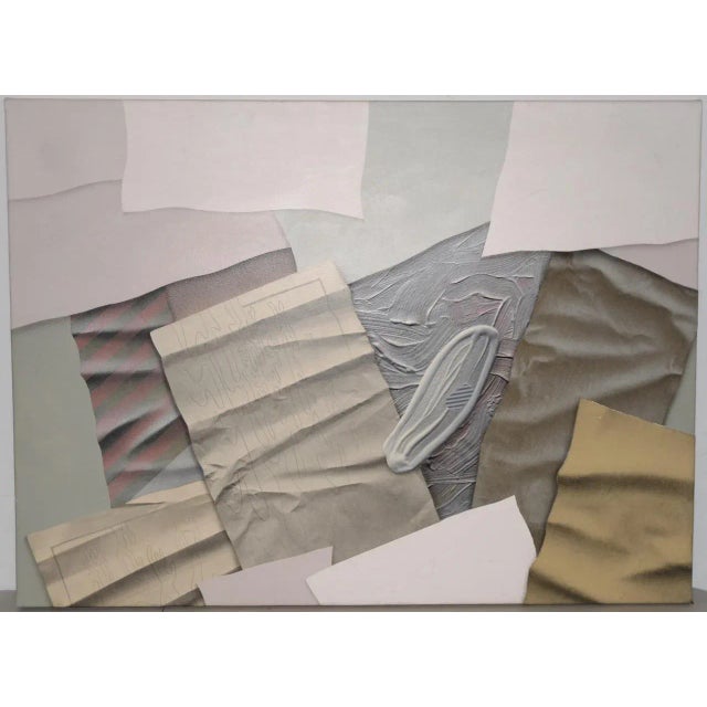 William DeKoornbolt "Wonton Malice" Original Mixed Media Abstract Painting C.1981 For Sale - Image 11 of 11