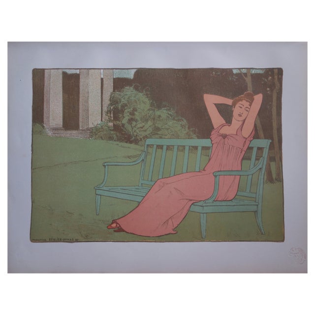 Maurice Realier-Dumas, Corinne, 1897/1898, Original Lithograph For Sale