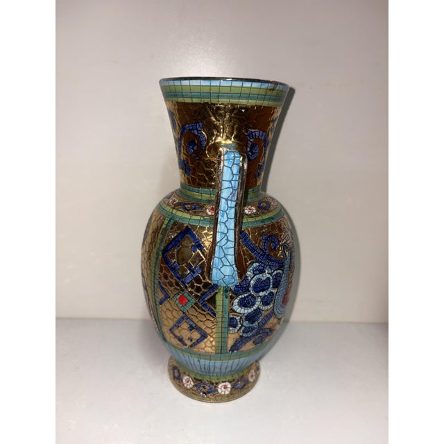 Vintage Majolica Vase by Deruta, 1950 For Sale - Image 6 of 11