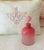 Pink Ombré Hand Blown Glass Bottle With Stopper For Sale - Image 4 of 5