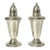 Vintage Hollywood Regency Chippendale Sterling Weighted Salt & Pepper Shakers - A Pair. For Sale