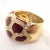 Roberto Coin Giraffe Yellow Gold Enamel & Diamond Ring For Sale - Image 9 of 12