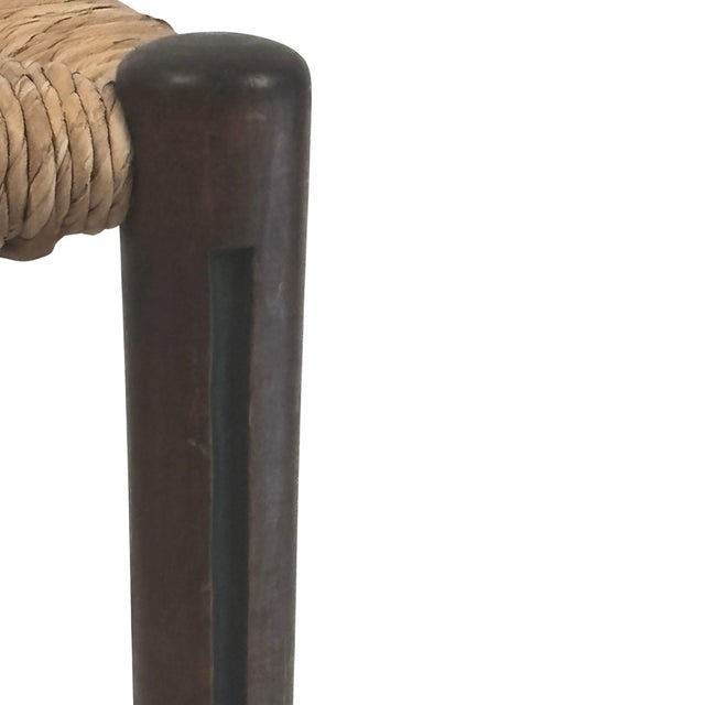 Brown Vintage Triangular Chair, 1930s For Sale - Image 8 of 9