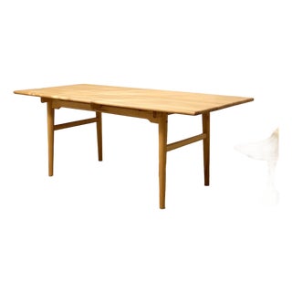 Mid 20th Century Styled After Hans Wegner Style Oak Dining Table For Sale