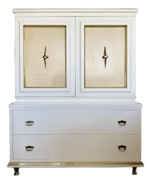 Hollywood Regency Storage/Bar Cabinet by American of Martinsville From 60's