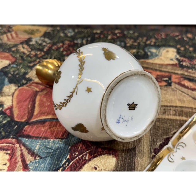 Empire Liqueur Set with a Fly Motif, 1980s, Set of 6 For Sale - Image 4 of 13