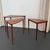 1960s Scandinavian Modern Triangular Teak Nesting Tables by Selig For Sale - Image 5 of 11