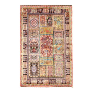 Pasargad DC Exquisite Design Paris Palace Fine Power Loom V.Silk Rug For Sale