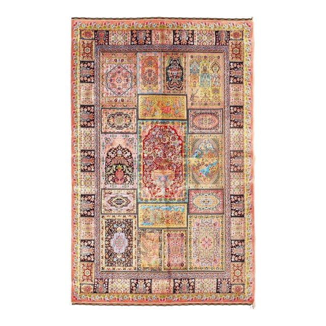 Pasargad DC Exquisite Design Paris Palace Fine Power Loom V.Silk Rug For Sale